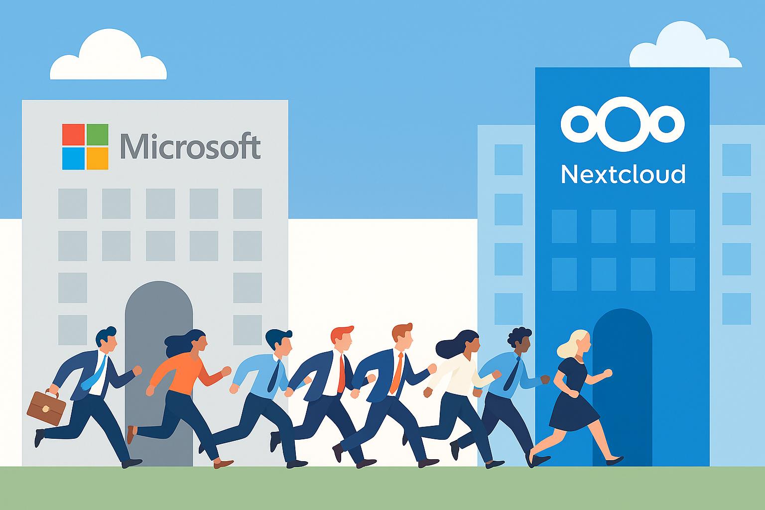 Organizácie prechádzajú z Microsoft 365 na Nextcloud